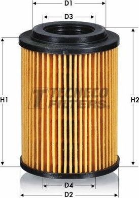 Масляный фильтр  Tecneco Filters. Артикул OL011277E