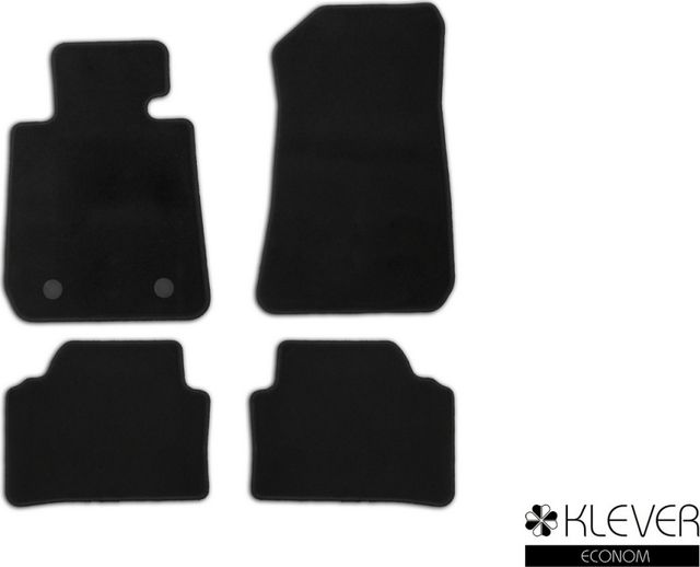Коврики Klever Econom для салона BMW 3 E90 АКПП седан 2005-2013. Артикул KLEVER010505101200k