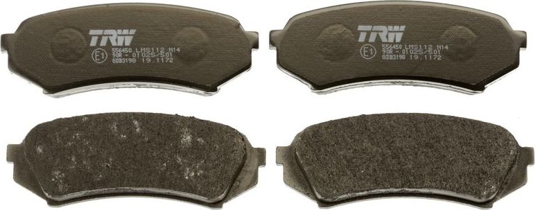 Тормозные колодки TRW COTEC. Артикул GDB3198