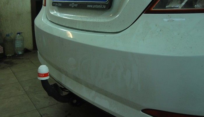 Фаркоп Трейлер для Hyundai Solaris I до рестайлинга седан 2011-2014. Артикул 7241