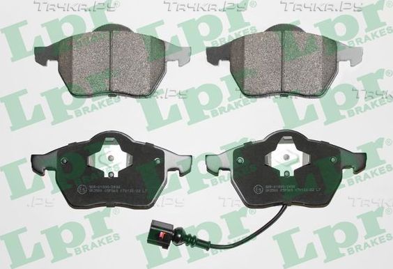 Тормозные колодки LPR передние для Volkswagen Golf IV 1997-2006. Артикул 05P969