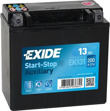 Аккумулятор Exide Start-Stop Auxiliary для Mercedes-Benz GLA I (X156) 2013-2022. Артикул EK131