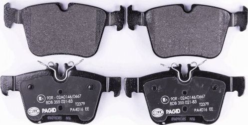 Тормозные колодки Hella. Артикул 8DB 355 021-831