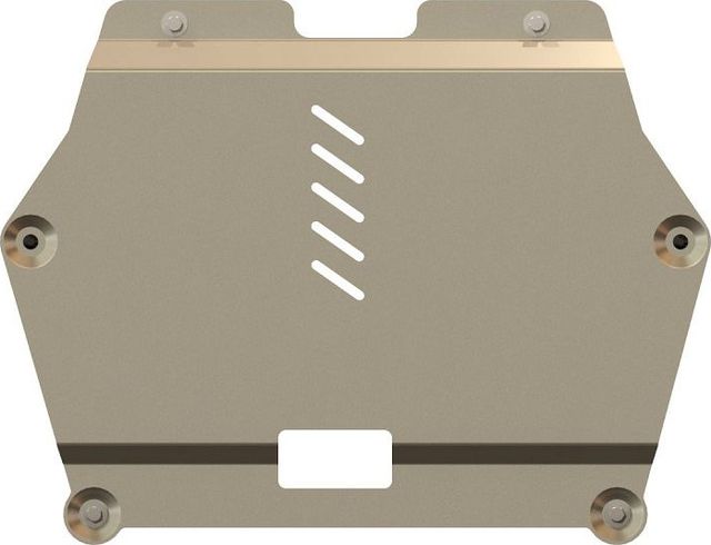 Защита алюминиевая Шериф (5 мм) для картера и КПП Honda Accord IX 2012-2019. Артикул 09.2390