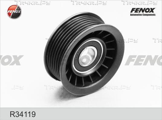 Направляющий (ведущий) ролик приводного поликлинового ремня Fenox для Dodge RAM II (BR/BE) 1993-2003. Артикул R34119