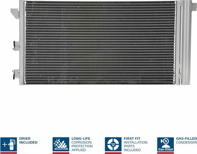 Радиатор кондиционера (конденсатор) Nissens (алюминий) для Fiat Panda II 2003-2013. Артикул 94670