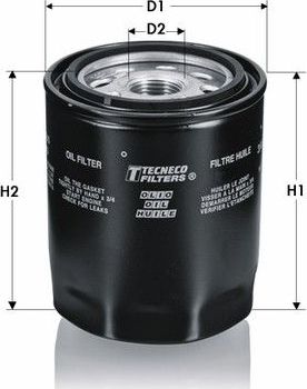 Масляный фильтр Tecneco Filters. Артикул OL994