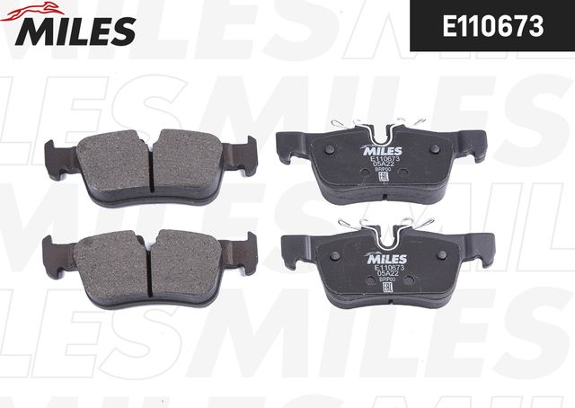 Тормозные колодки Miles (Semi-Metallic). Артикул E110673