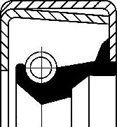 Сальник Corteco (NBR (бутадиен-нитрильный каучук)). Артикул 01020675B