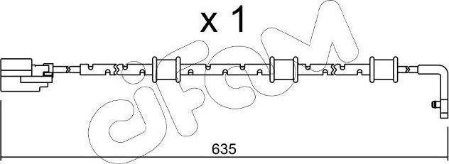 Датчик износа тормозных колодок  Metelli. Артикул SU.323