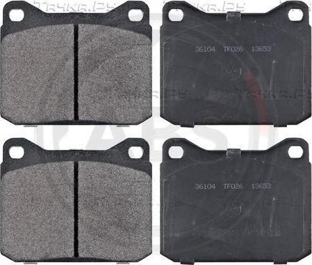 Тормозные колодки ABS передние для Volkswagen LT I 1975-1996. Артикул 36104