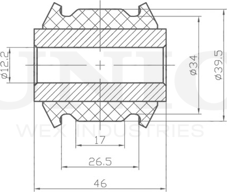 Сайлентблок рычага подвески (Unio). Артикул RMP-20282