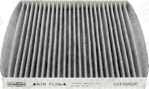 Салонный фильтр Champion для Toyota Corolla E120, E130 2001-2008. Артикул CCF0052C