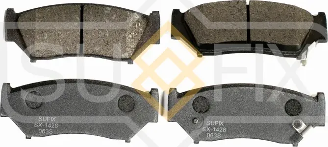 Колодки тормозные дисковые | перед прав/лев | (Sufix). Артикул SX-1428