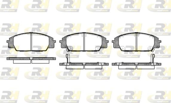 Тормозные колодки RoadHouse передние для Honda S2000 I (AP1) 1999-2003. Артикул 2735.02