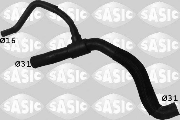 Патрубок радиатора (системы охлаждения) Sasic. Артикул 3404106