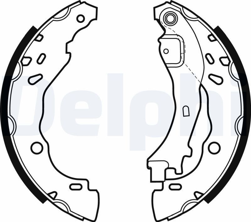 Тормозные колодки Delphi. Артикул LS1975