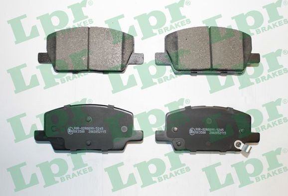 Тормозные колодки LPR передние для Opel Mokka I 2012-2026. Артикул 05P2115