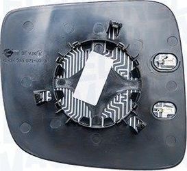 Зеркальное стекло бокового зеркала Magneti Marelli левое для Volkswagen Caddy IV 2015-2019. Артикул 351991805430