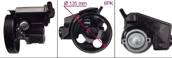 Новый насос ГУР Peugeot 206 1998-, Citroen Berlingo 1998 (Pstpro). Артикул NB5421PST