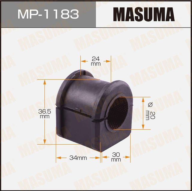 Втулки стабилизатора Masuma задние для Mazda 5 I (CR) 2005-2010. Артикул MP-1183