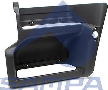Пороги Sampa левый для Renault Kerax 1997-2026. Артикул 1880 0150