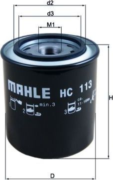 Фильтр АКПП Mahle-Knecht для Porsche Panamera I 2009-2013. Артикул HC 113