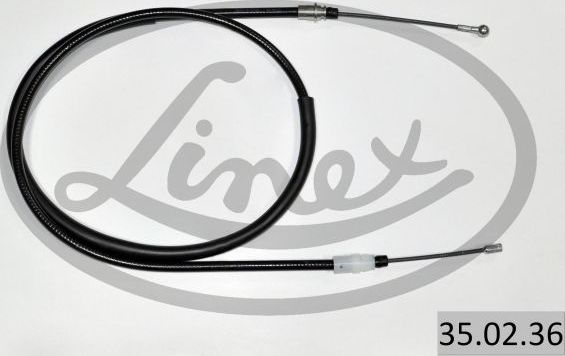 Трос ручника (тросик ручного тормоза) Linex. Артикул 35.02.36