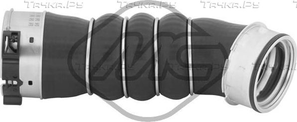 Патрубок интеркулера Metalcaucho. Артикул 09593