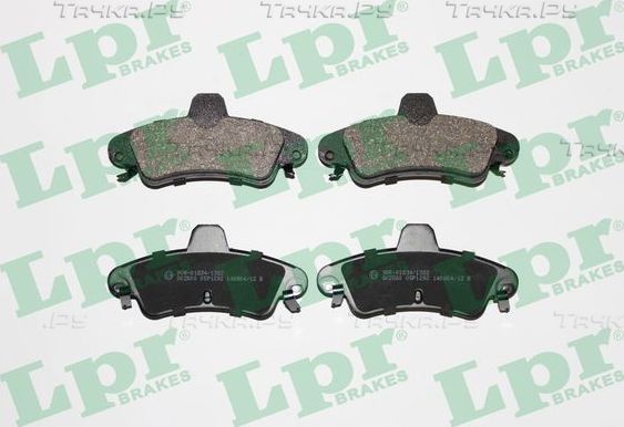 Тормозные колодки LPR задние для Ford Cougar 2000-2001. Артикул 05P1292