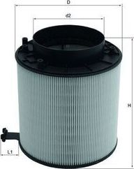 Воздушный фильтр Mahle. Артикул LX 2091D