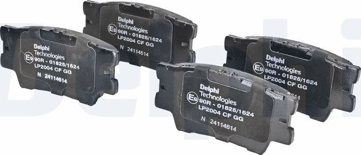 Тормозные колодки Delphi (Low-Metallic). Артикул LP2004