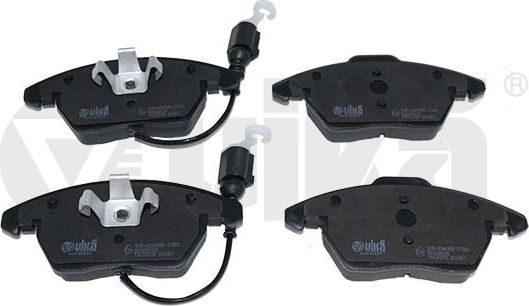 Тормозные колодки Vika (органический) передние для Audi A1 I (8X) 2010-2018. Артикул 66980009201