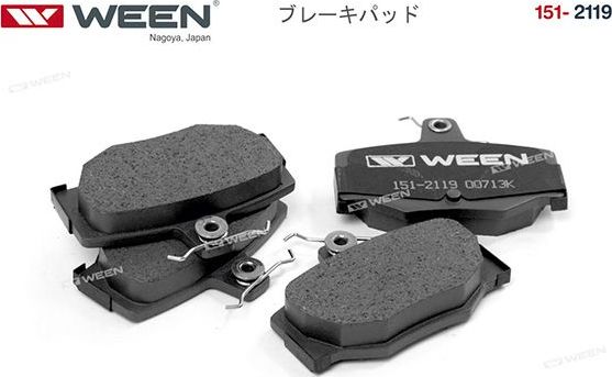 Тормозные колодки WEEN задние для Nissan Almera Tino I 2000-2006. Артикул 151-2119