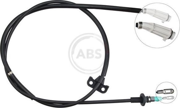 Трос ручника (тросик ручного тормоза) ABS задний левый для Volvo XC90 I 2002-2014. Артикул K13929