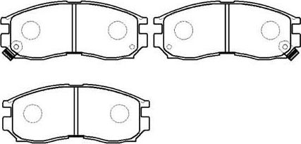 Тормозные колодки HSB. Артикул HP5064
