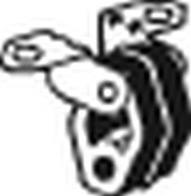 Крепление глушителя Bosal (Бельгия). Артикул 255-084