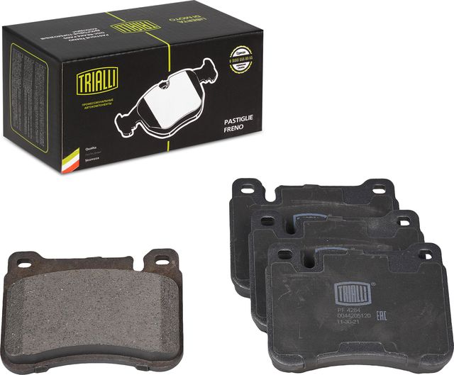 Тормозные колодки Trialli (Low-Metallic). Артикул PF 4284