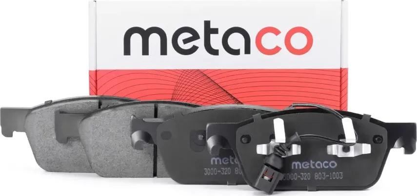 Колодки тормозные передние к-кт (Metaco). Артикул 3000320