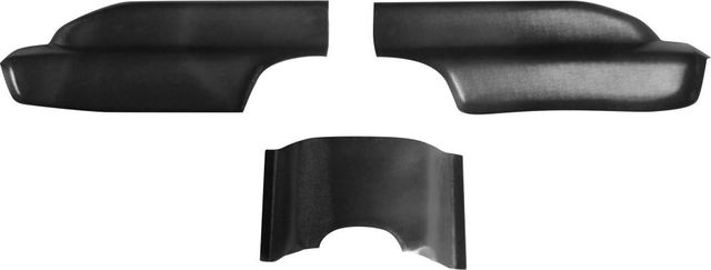 Накладки PT Group на ковролин заднего ряда (3 шт) (ABS) для Chevrolet Cobalt 2019-2022 ЧЕРНЫЕ. Артикул CHC-19-110417.33