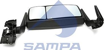Зеркало боковое Sampa для MAN TGX 2006-2026. Артикул 022.123