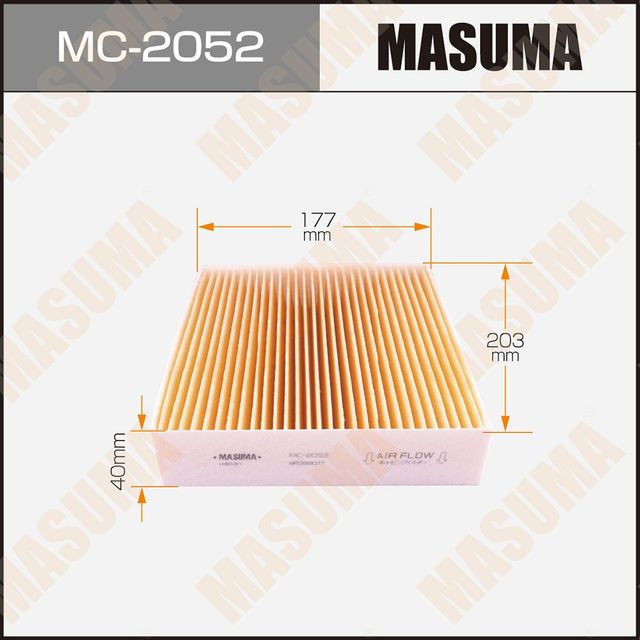 Салонный фильтр Masuma для Mitsubishi Colt VI (Z20/Z30) 2004-2012. Артикул MC-2052