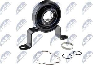 Подвесной подшипник карданного вала NTY задний для Volkswagen Transporter T5 2003-2015. Артикул NLW-VW-004