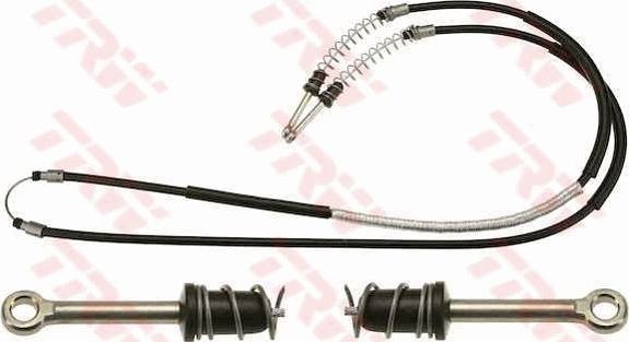 Трос ручника (тросик ручного тормоза) TRW. Артикул GCH1848