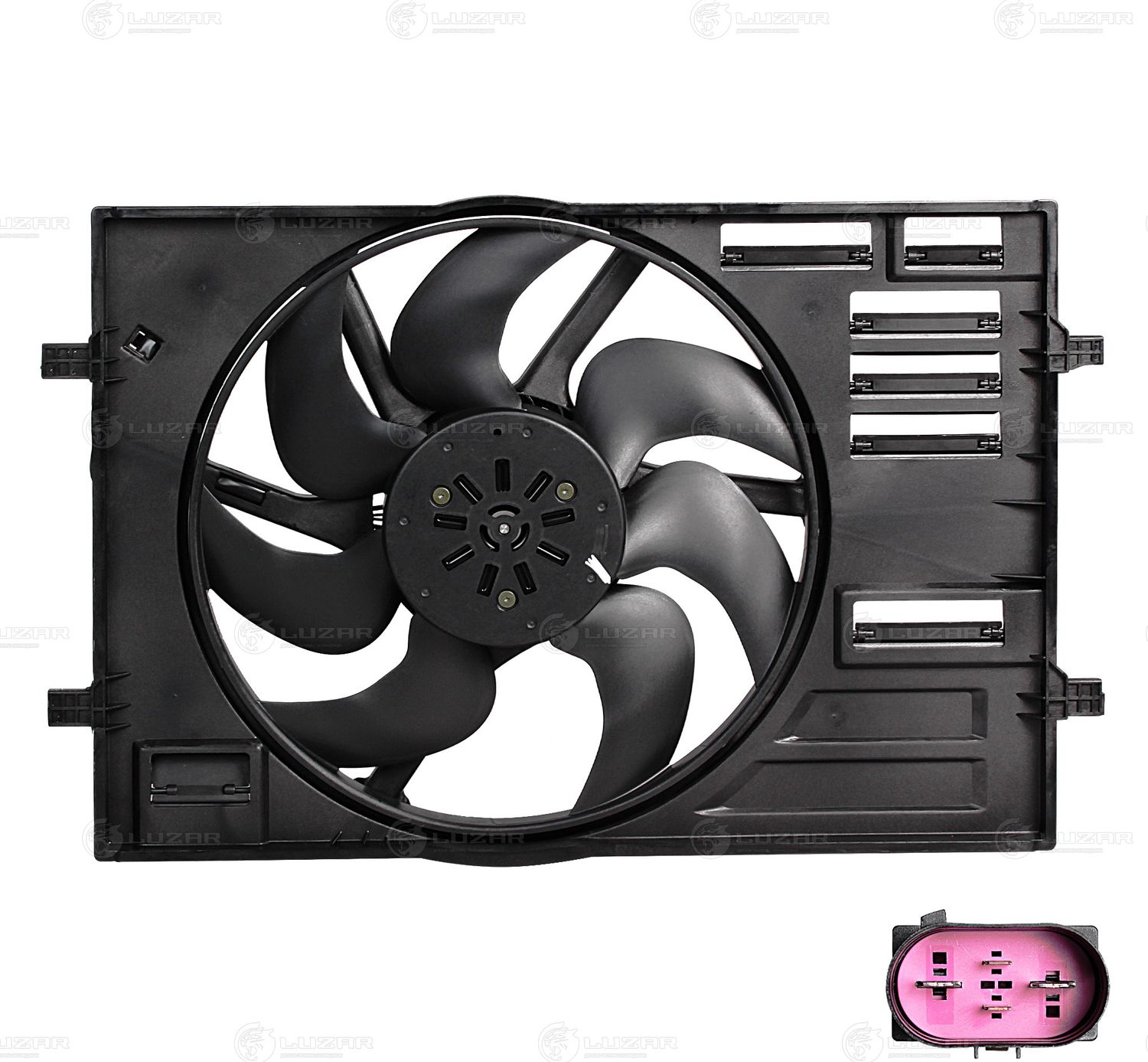 Вентилятор радиатора двигателя Luzar. Артикул LFK 1812