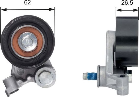 Натяжной ролик (натяжитель) ремня ГРМ Gates PowerGrip®. Артикул T42134