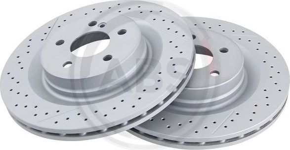 Тормозной диск ABS COATED задний для Mercedes-Benz SLK-Класс II (R171) 2004-2008. Артикул 18485