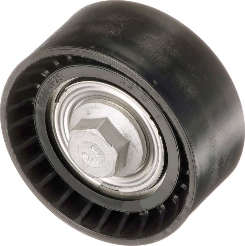 Направляющий (ведущий) ролик приводного поликлинового ремня Gates (полимерный материал). Артикул T36804