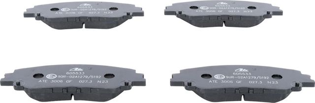 Тормозные колодки ATE передние для Lexus UX I 2018-2026. Артикул 13.0460-5533.2