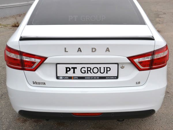 Спойлер PT Group на крышку багажника для Lada Vesta I седан 2015-2025. Артикул 01400501